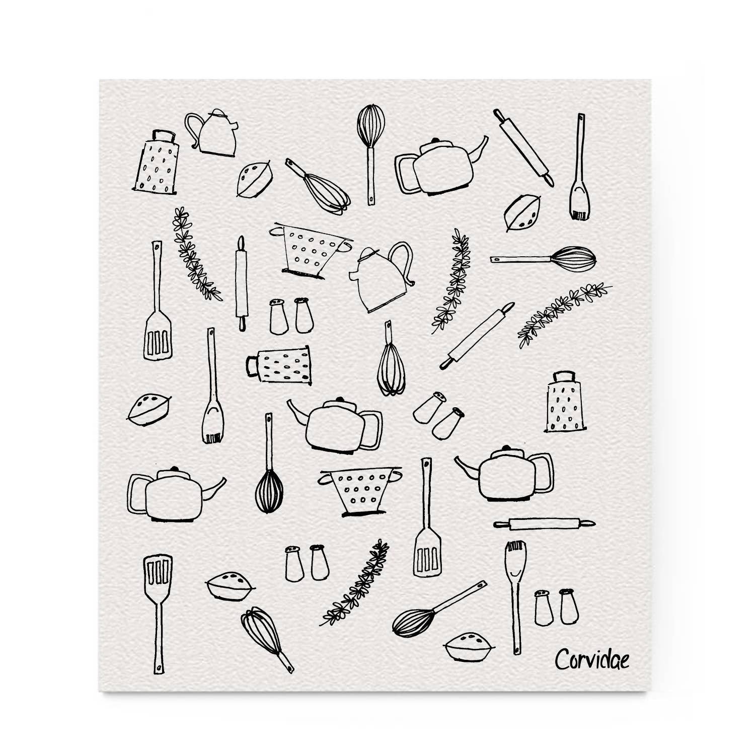 Kitchen Utensils Swedish Dishcloth Stockhome Petaluma